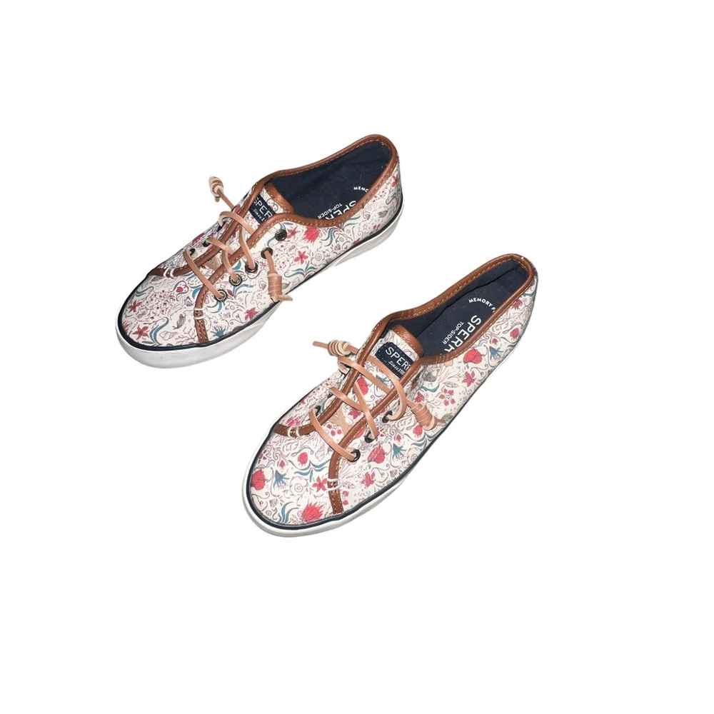 Sperry Canvas Shoes with Floral Pattern